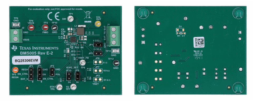 Texas Instruments bq25306EVM評価モジュール