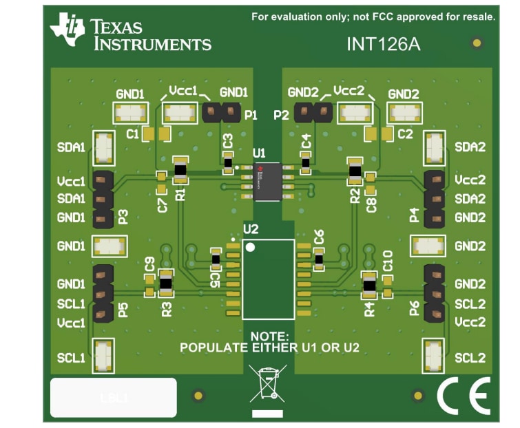 ロケーション回路 - Texas Instruments ISO1640EVM 評価モジュール