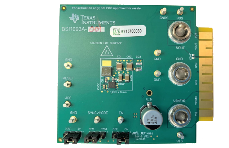 機械図面 - Texas Instruments LM63635QDRREVM評価モジュール