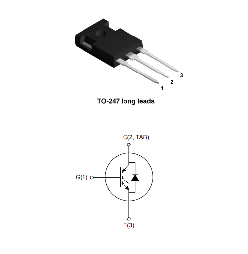 STMicroelectronics STGWA20H65DFB2 HB2 IGBT