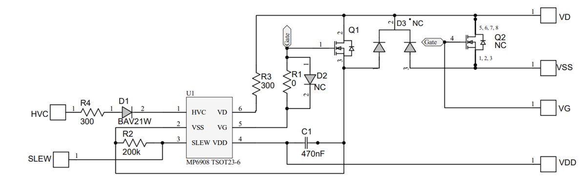 回路図 - Semtech SRDA05-4 & SRDA12-4 TVSダイオードアレイ