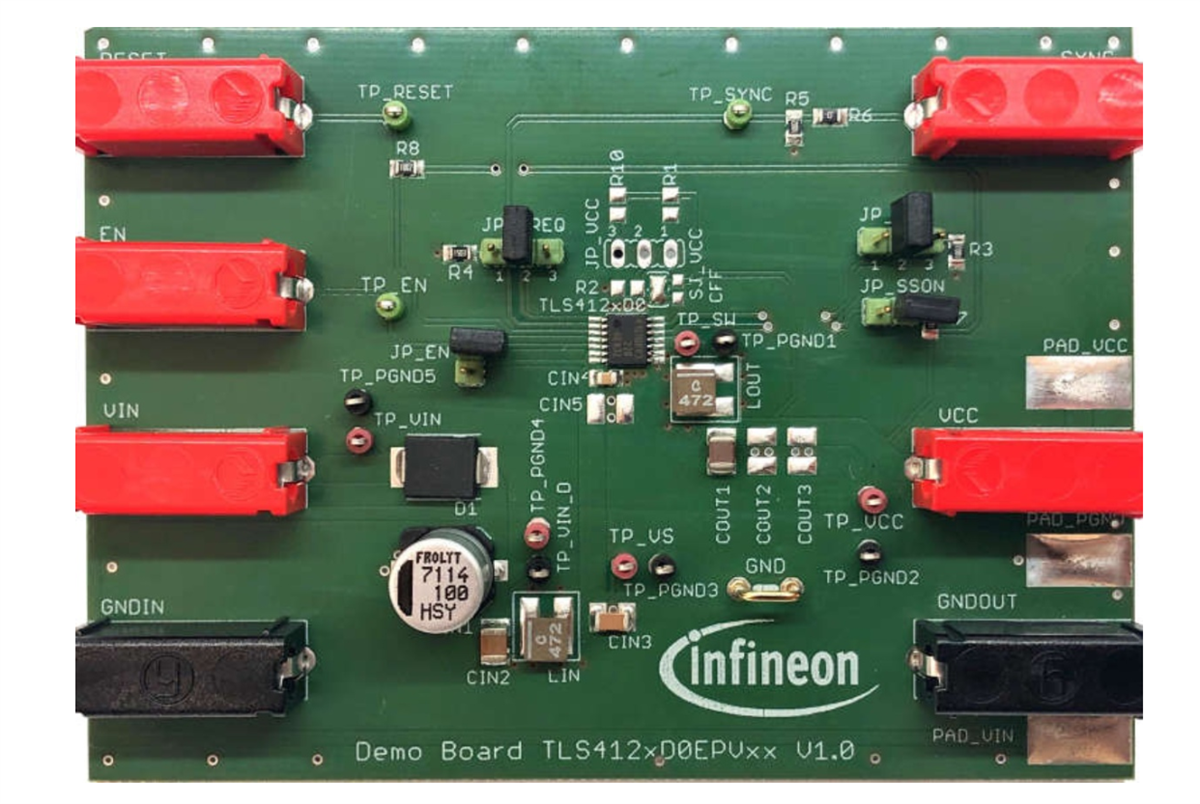 Infineon Technologies TLS412033VBOARDTOBO1 3.3V評価ボード