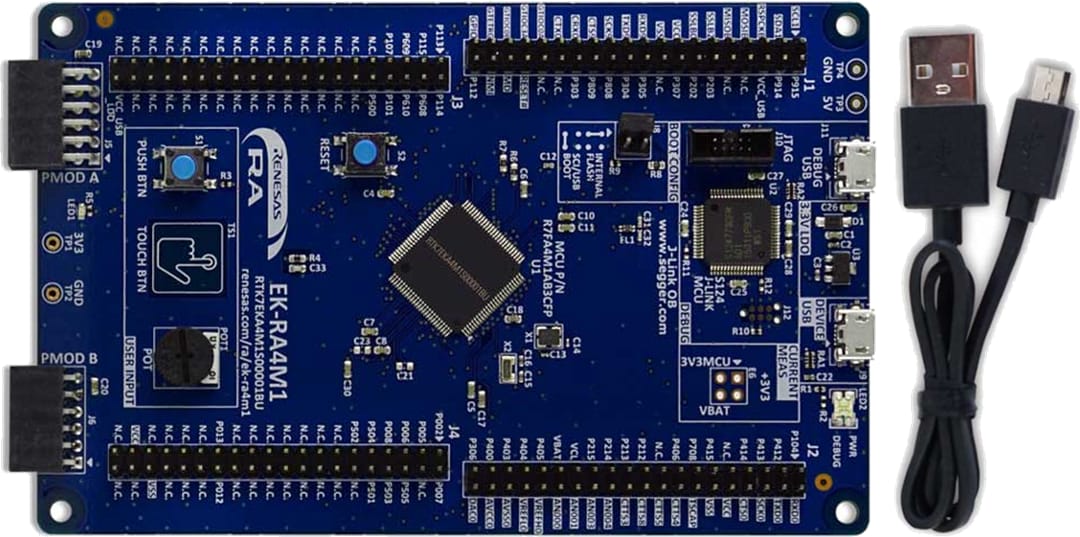 Renesas Electronics EK-RA4M1評価キット（RA4M1 MCUグループ用）