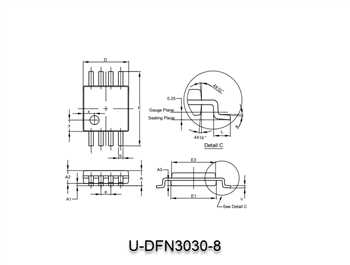 回路図 - Diodes Incorporated AS2333S-13デュアルCMOSオペアンプ