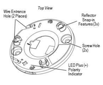 機械図面 - TE Connectivity LUMAWISE ZxL LEDホルダ