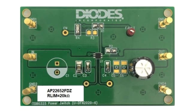 Diodes Incorporated AP22652FDZ-EVM評価モジュール