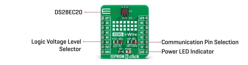 Block Diagram - Mikroe EEPROM 6 Click