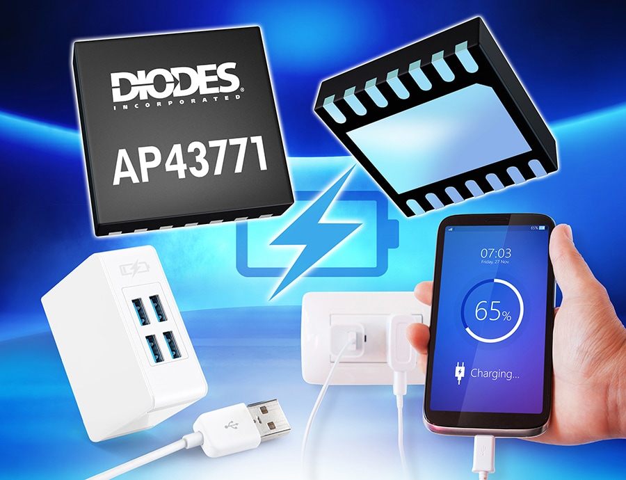 チャート - Diodes Incorporated AP43771高性能USB Type-C PDコントローラ