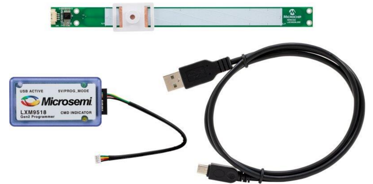 Microchip Technology LXE/LXK330xリニア位置センサボードとキット