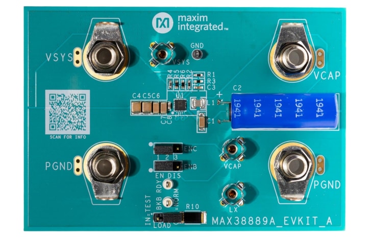 チャート - Analog Devices / Maxim Integrated MAX38889A評価キット
