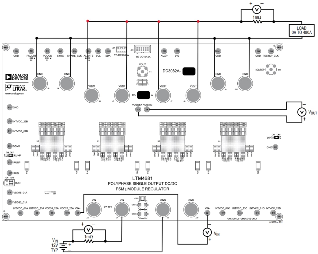 機械図面 - Analog Devices Inc. DC3082A-Cデモ回路（LTM4681用）