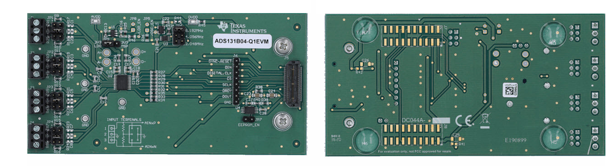 Texas Instruments ADS131B04-Q1EVM評価モジュールキット