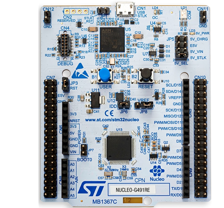 STMicroelectronics NUCLEO-G491RE開発ボード