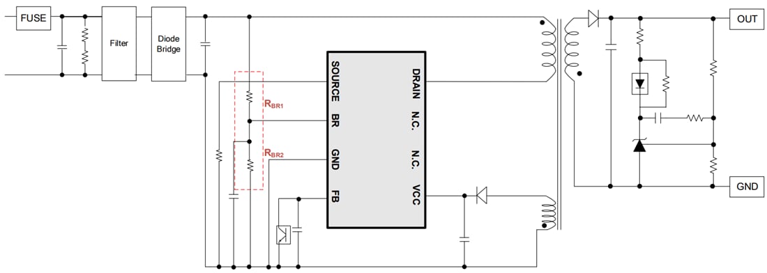 アプリケーション回路図 - ROHM Semiconductor BM2P064EF / BM2P104EF / BM2P134EF DC/DCコンバータ