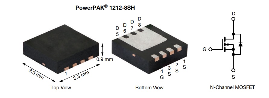 Vishay / Siliconix SISH892BDN Nチャンネル100V MOSFET