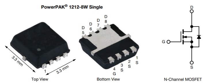 Vishay / Siliconix SQS486CENW車載用N-Ch 40V TrenchFET® MOSFET