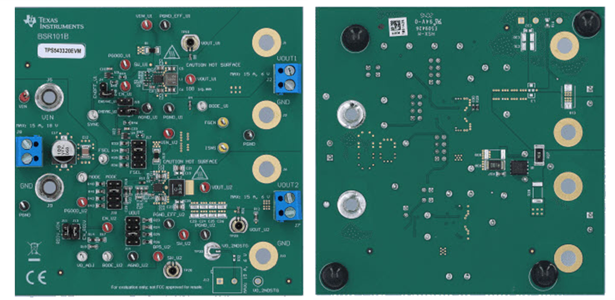 Texas Instruments TPS543320EVM評価モジュール