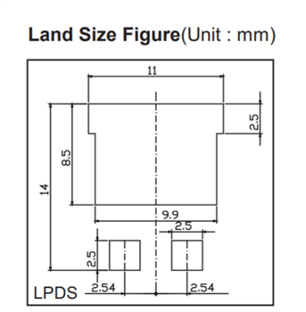 機械図面 - ROHM Semiconductor RFUH25NS3S高速リカバリダイオード