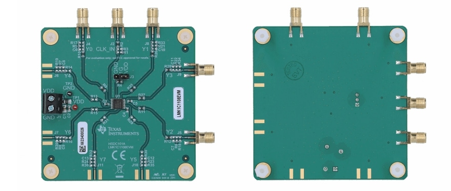 Texas Instruments LMK1C1108EVM評価モジュール
