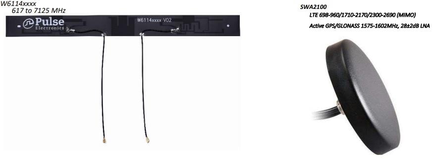 Pulse Electronics 5G MIMO FPC内部アンテナ