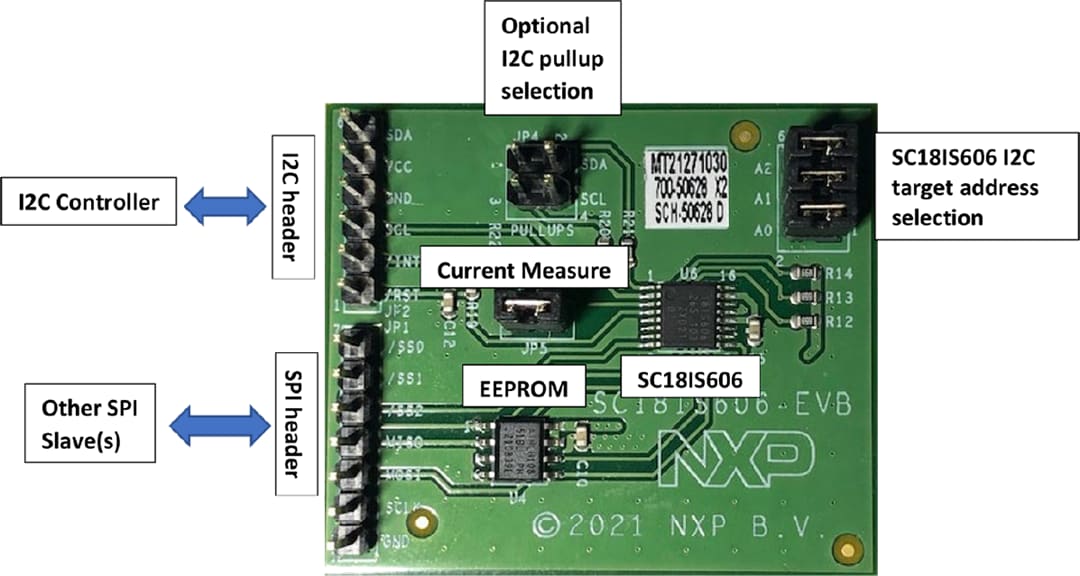 NXP Semiconductors SC18IS606-EVB評価ボード
