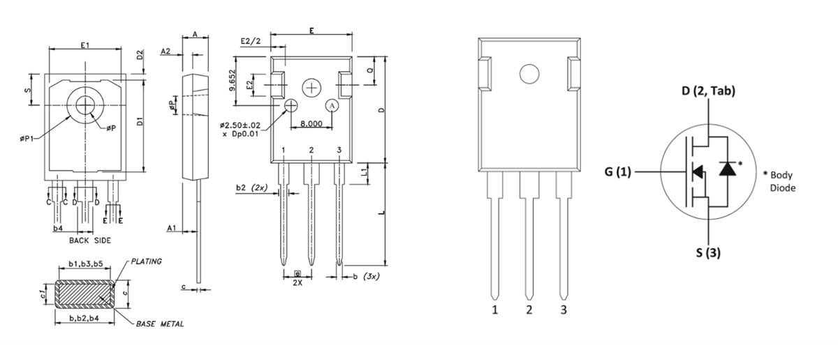 IXYS LSIC1MO170E0750 NチャンネルSiC MOSFET
