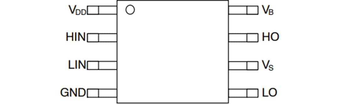 機械図面 - onsemi NCD57201 & NCV57201ハーフブリッジ・ゲートドライバ