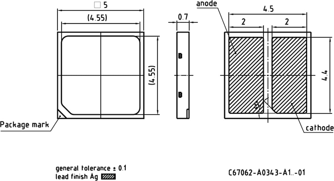 ams OSRAM OSCONIQ® S 5050 園芸用白色LED