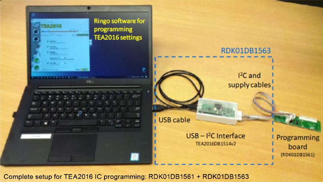 NXP Semiconductors RDK01DB1563 USB-I2Cプログラミング・インターフェイス