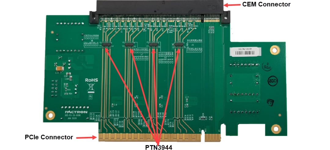 NXP Semiconductors PTN3944EVM-KIT PCIe 4リニアイコライザ評価ボード