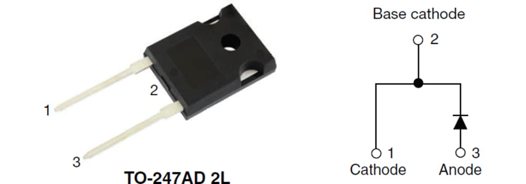 Vishay Semiconductors VS-E5PH6012LHN3 FRED Pt® G5 Hyperfast整流器