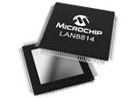 Microchip Technology LAN8814 4ポート・ギガビットイーサネット・トランシーバ