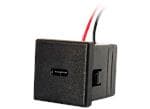 QKRC Snap-in USB Type C Power Supply Receptacle