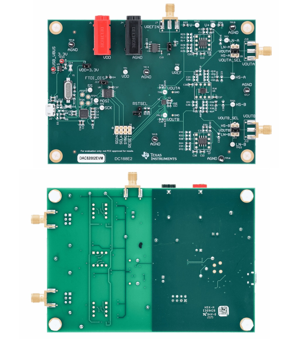 Texas Instruments DAC82002EVM評価モジュール