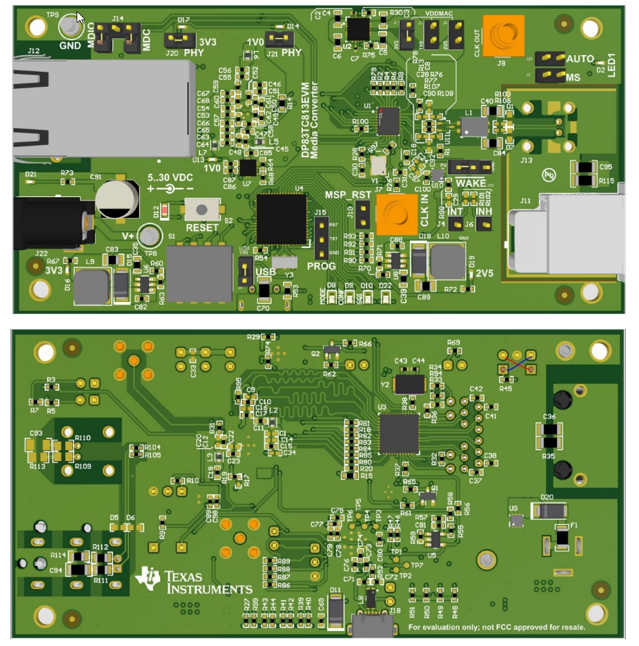 ロケーション回路 - Texas Instruments DP83TC813EVM-MC評価モジュール