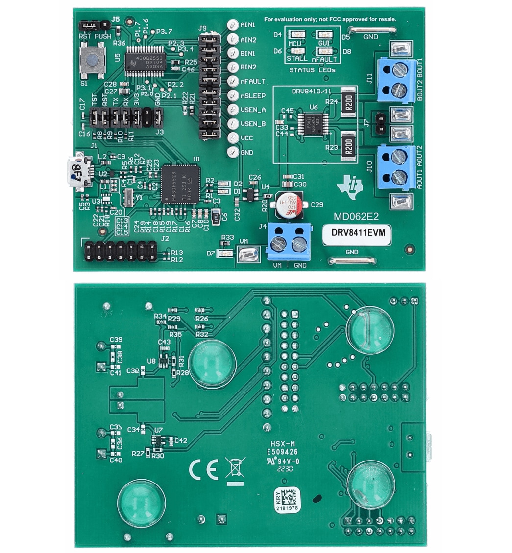 Texas Instruments DRV8411EVM評価モジュール
