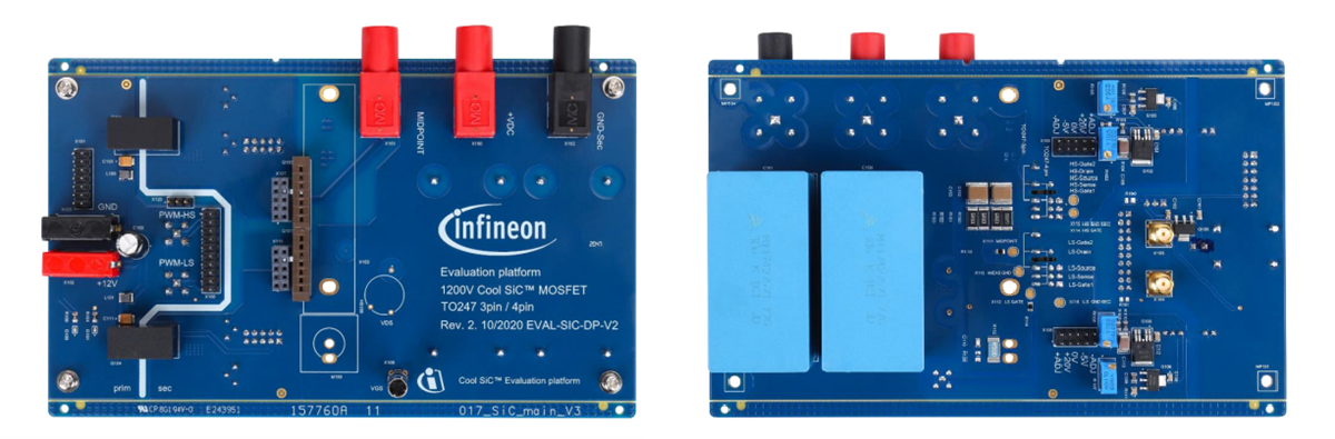 Infineon Technologies REF-1EDC60H12AHDPV2バイポーラ電源機能ボード