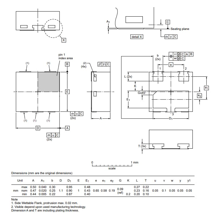 Nexperia SOT8015表面実装パッケージ製品