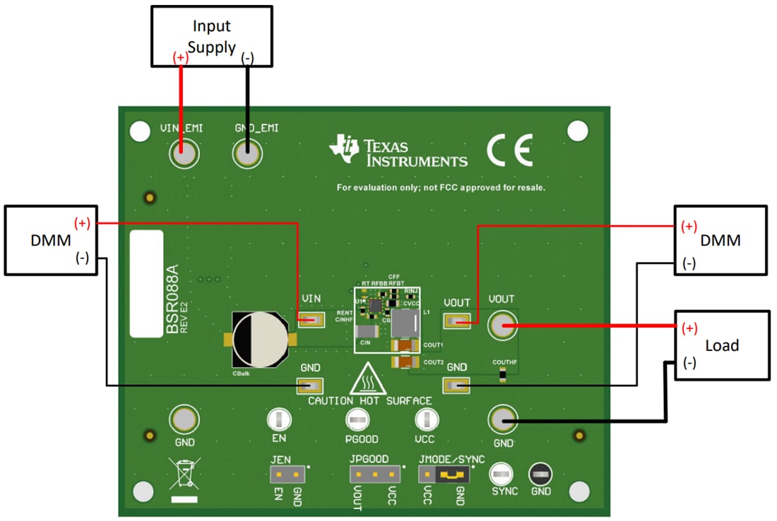 機械図面 - Texas Instruments LMR43620MQ3EVM-2Mコンバータ評価モジュール