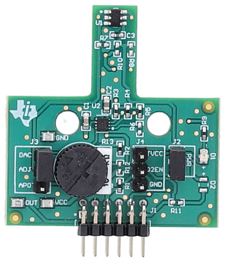 機械図面 - Texas Instruments TMAG5328EVMホール効果スイッチ評価モジュール