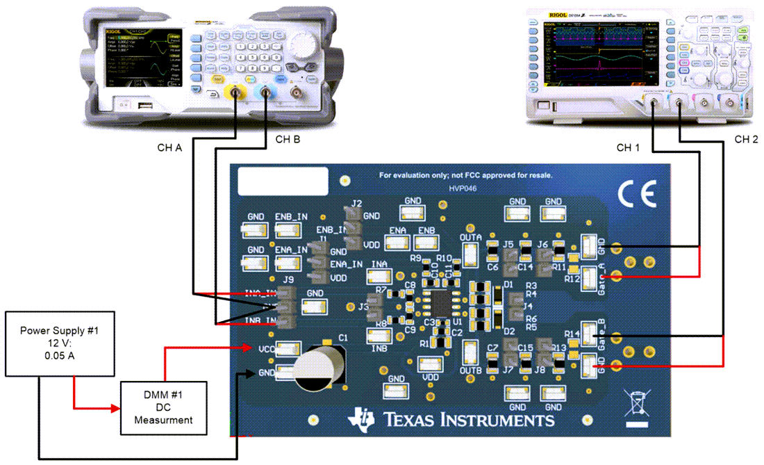 機械図面 - Texas Instruments UCC27624EVMドライバ評価モジュール (EVM)