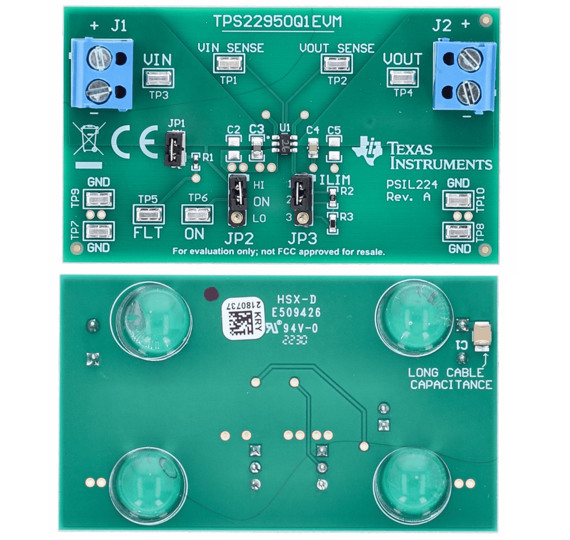 Texas Instruments TPS22950Q1EVM評価モジュール