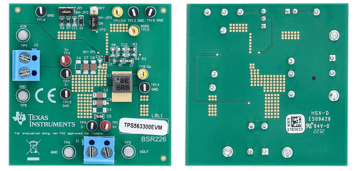 Texas Instruments TPS563300EVM評価モジュール