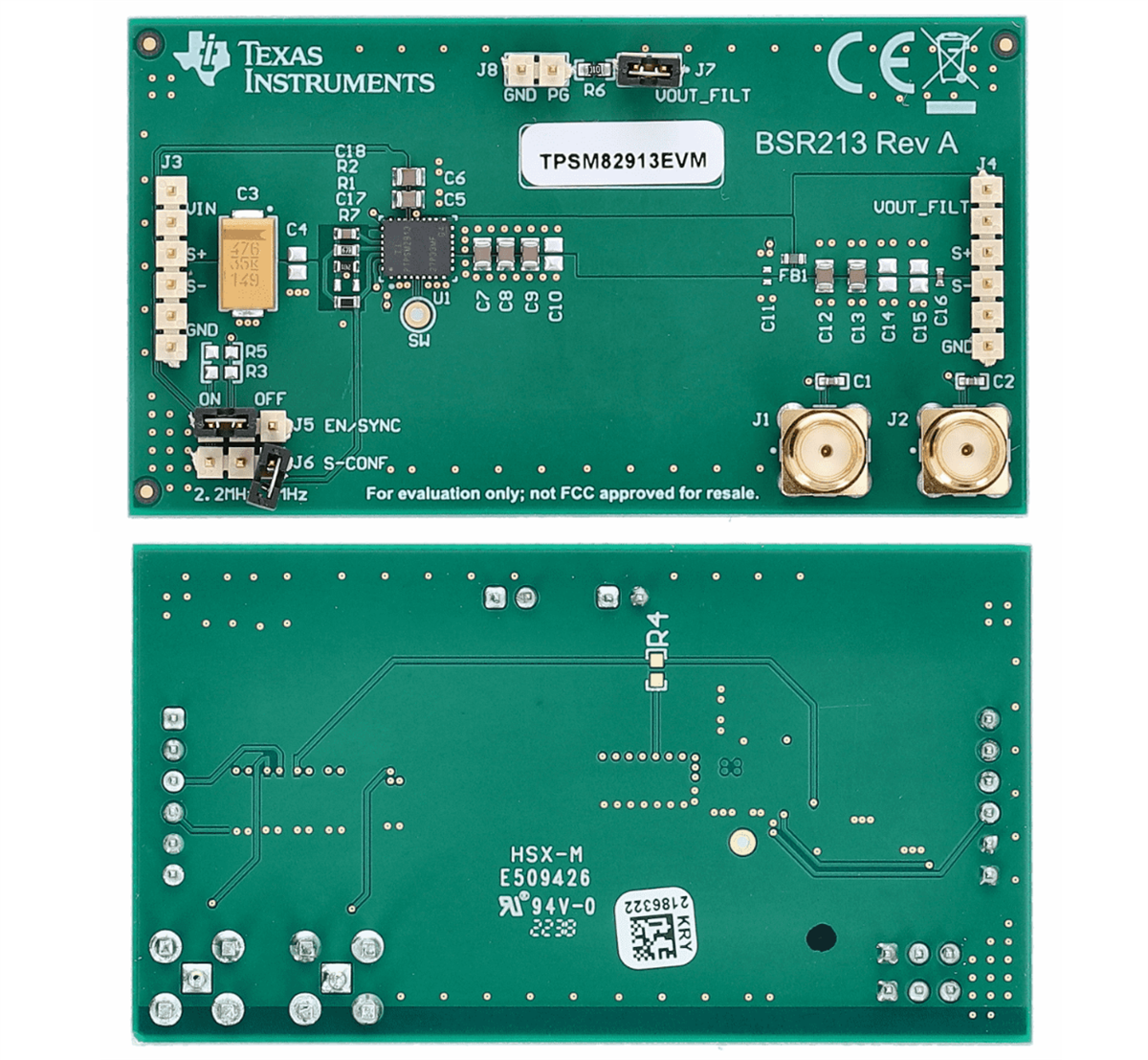 ロケーション回路 - Texas Instruments TPSM8291xEVM評価モジュール