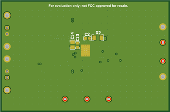 機械図面 - Texas Instruments TPS92643EVM-204レギュレータ評価モジュール