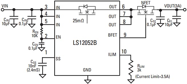 Littelfuse LS12052BD33過電圧保護用eFuse