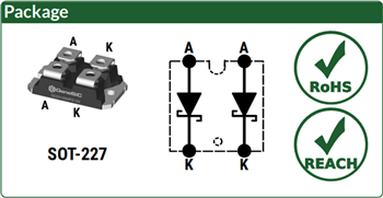 Mechanical Drawing - GeneSiC Semiconductor 4th Generation SiC Schottky MPS™ Diodes