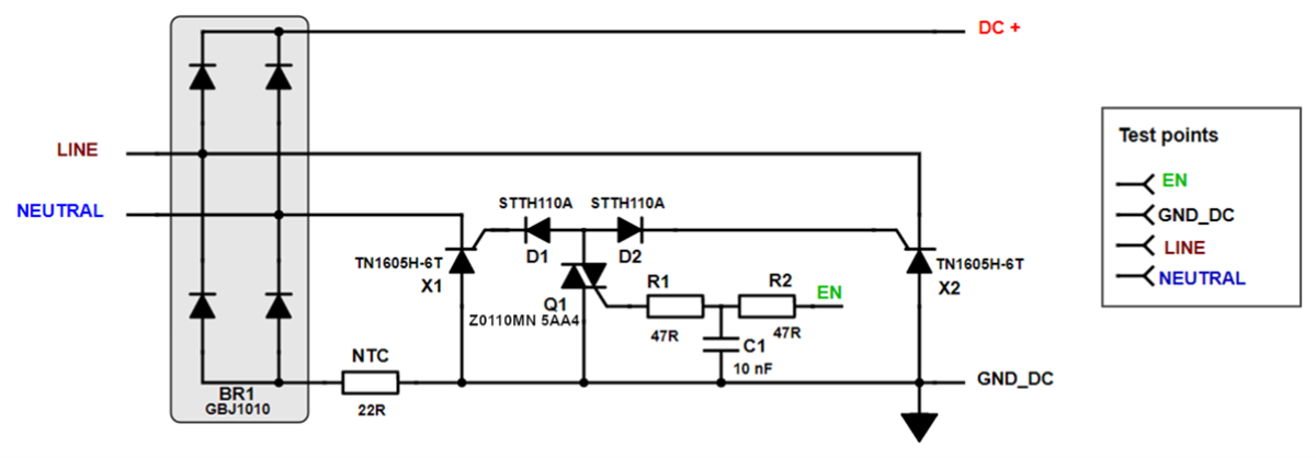 STMicroelectronics STEVAL-SCR002V1突入電流リミッタ