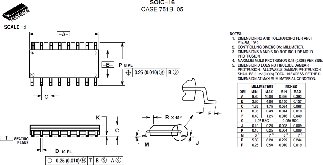 機械図面 - onsemi NCP1632A CrM力率コントローラ、インターリーブ