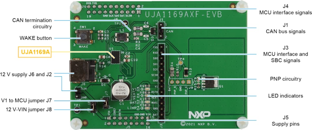 NXP Semiconductors UJA1169AF3-EVB評価ボード